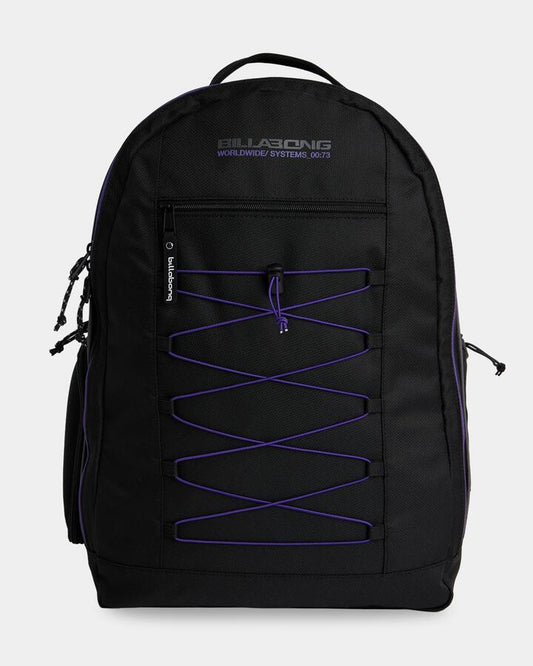 Image of Bags. Product name - Billabong Chrome Backpack Black in Black colour by brand - Billabong