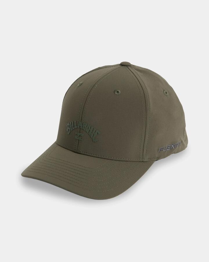 Image of Hats. Product name - Billabong Mens Surftrek Ripstop Cap Military in Military colour by brand - Billabong
