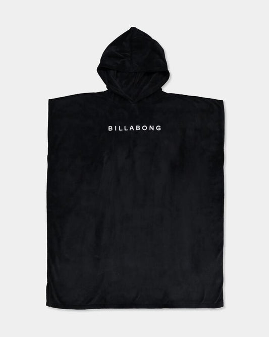 Image of Towels. Product name - Billabong Pacific Hooded Towel Black in Black colour by brand - Billabong