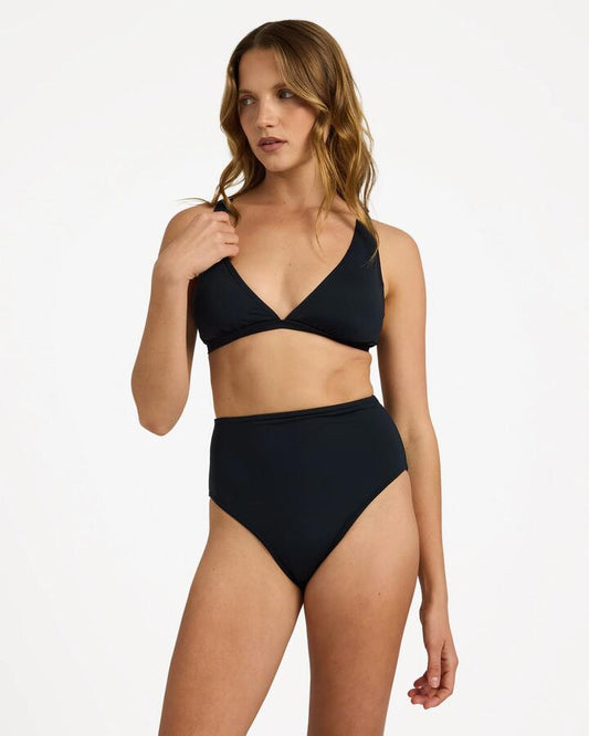 Image of Swimwear. Product name - Roxy Womens Beach Classics Mod Bikini Bottom Black in Black colour by brand - Roxy