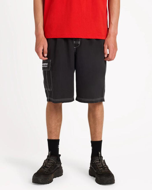 Image of Swimwear. Product name - Billabong Mens Throw 22" Boardshorts Black in Black colour by brand - Billabong