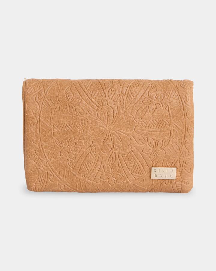 Image of Wallets & Money Clips. Product name - Billabong Womens Tropical Rhapsody Bi Fold Wallet Tan in Tan colour by brand - Billabong