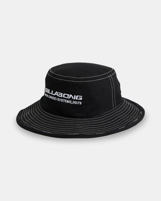 Image of Accessories. Product name - Billabong Mens Spec Boonie Off Black in Off Black colour by brand - Billabong