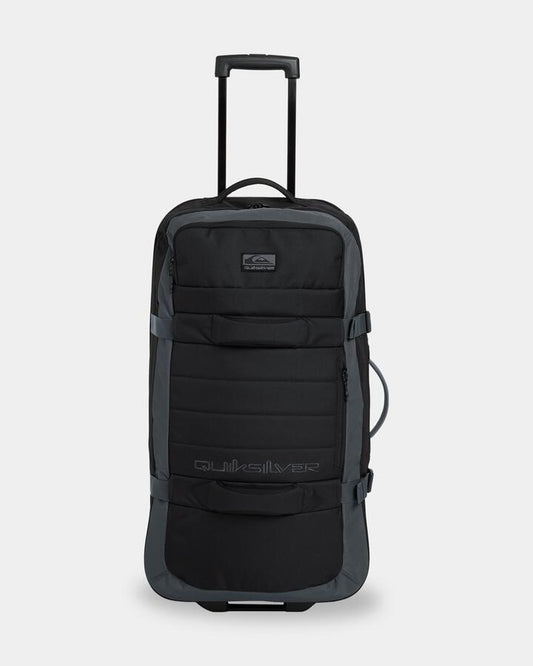 Image of Accessories. Product name - Quiksilver Transit 100L Luggage Roller Black in Black colour by brand - Quiksilver