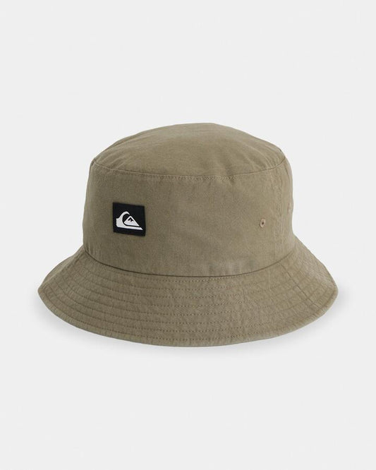 Image of Hats. Product name - Quiksilver Mens Buckology Bucket Hat Dark Olive in Dark Olive colour by brand - Quiksilver