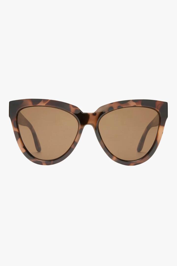 Image of Sunglasses. Product name - Liar Liar Oversized Catseye Tort Brown Lens Sunglasses in Brown colour by brand - Le Specs