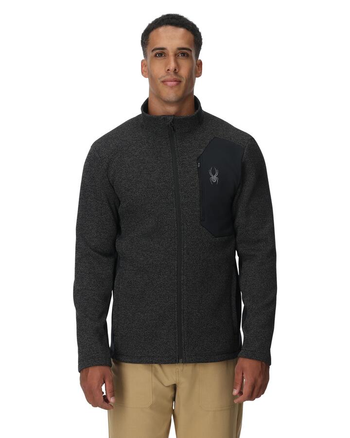 Image of Coats & Jackets. Product name - Spyder Bandit Jacket Limestone/Black Mela in Limestone/Black Mela colour by brand - Spyder
