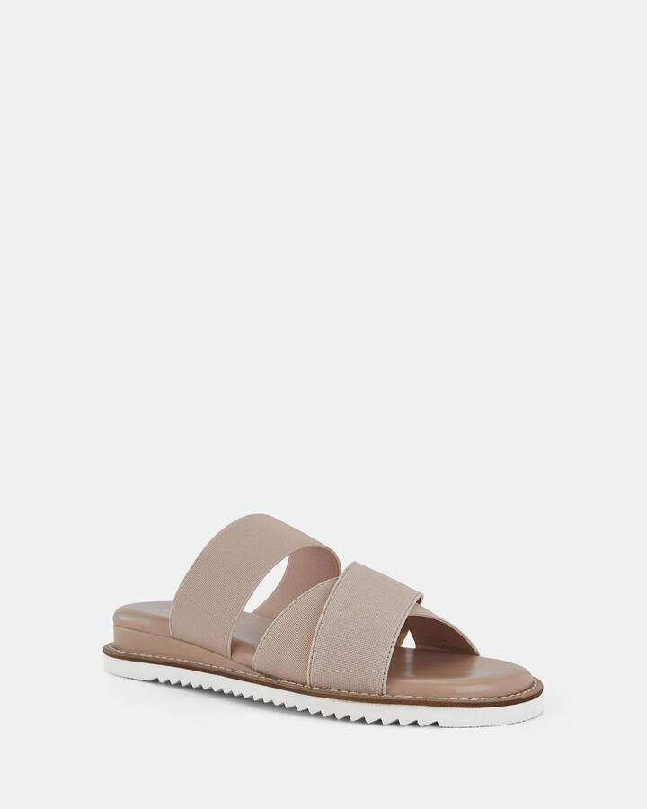 Image of Sandals. Product name - Tasti Nude Vegan Sandals in Nude colour by brand - Novo