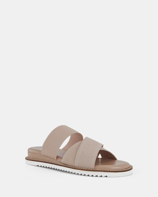 Image of Sandals. Product name - Tasti Nude Vegan Sandals in Nude colour by brand - Novo