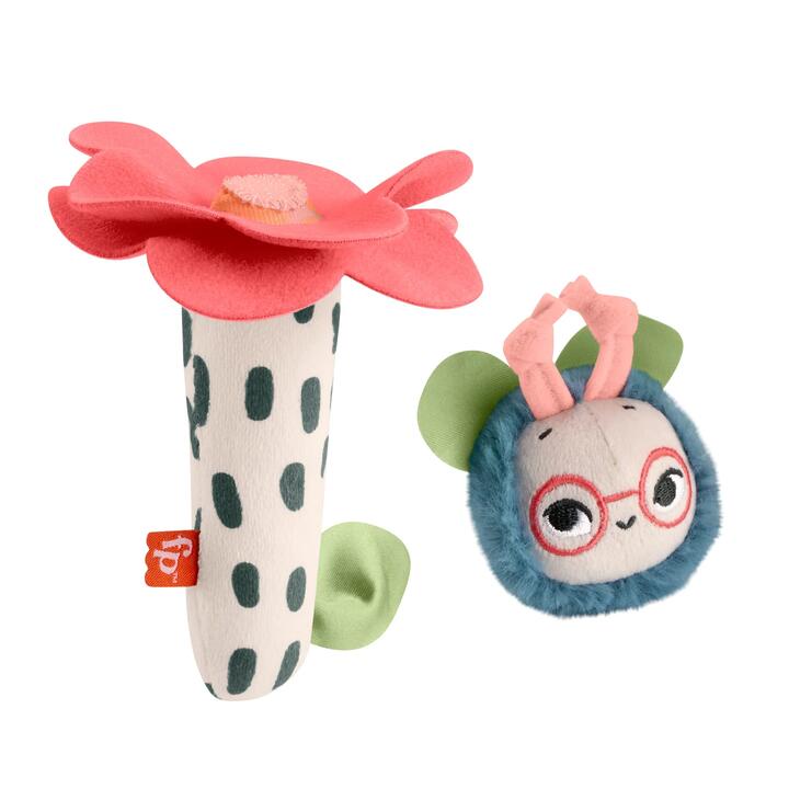 Image of Toys. Product name - Fisher-Price Planet Friends Shake ân Rattle Busy Bee Plush Baby Sensory Toys for Newborns in colour by brand - Fisher-Price
