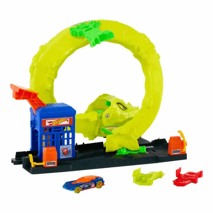 Image of Toy Cars. Product name - Hot Wheels City Nemesis Trackset Assorted* in colour by brand - Hot Wheels