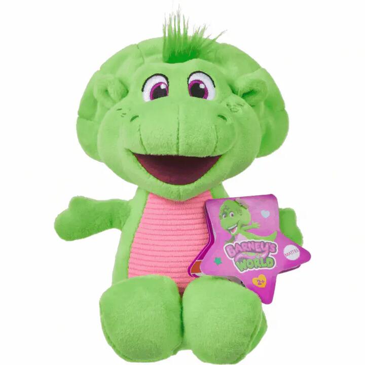 Image of Toys. Product name - Fisher-Price Barneyâs World Plush Assorted* in colour by brand - Barney