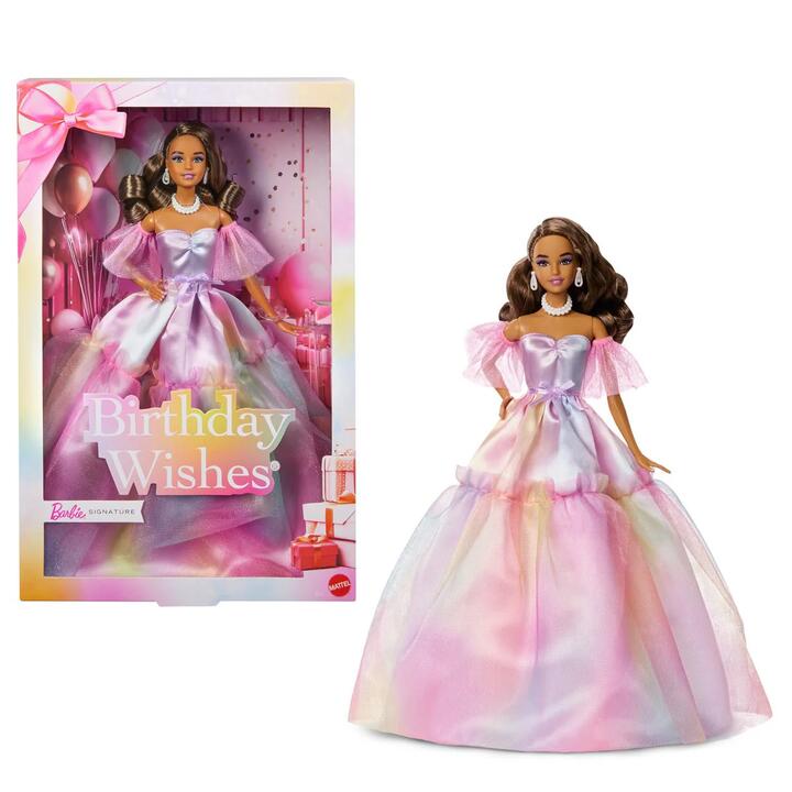 Image of Dolls. Product name - Barbie Birthday Wishes Doll Latina in colour by brand - Barbie