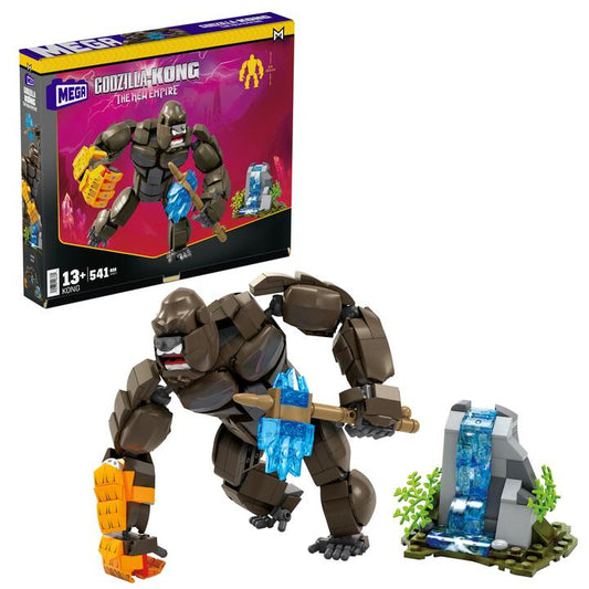 Image of Interlocking Blocks. Product name - MEGA Showcase Kong x Godzilla: The New Empire Kong in colour by brand - MEGA