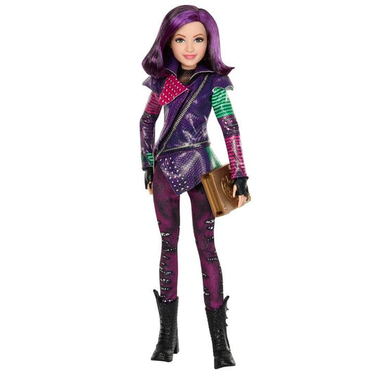 Image of Dolls. Product name - Disney Descendants Mal Isle of the Lost Anniversary Doll with Movie-Inspired Outfit & Accessory in colour by brand - Disney Descendants