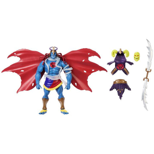 Image of Action Figures. Product name - Masters of the Universe Origins X ThunderCats Skell-Ra Action Figure Toy of Skeletor & Mumm-Ra in colour by brand - Masters of The Universe