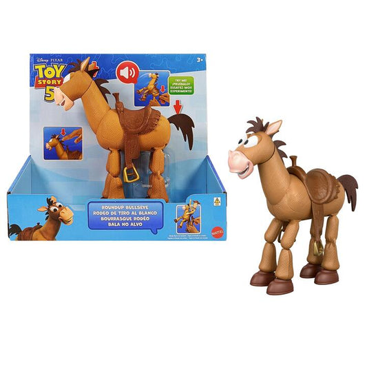 Image of Dolls. Product name - Disney and Pixar Toy Story 5 Roundup Bullseye Activation Feature Figure with Sounds in colour by brand - Disney Pixar Toy Story