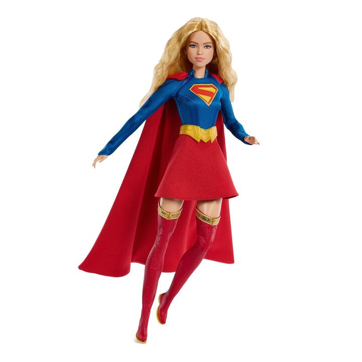 Image of Dolls. Product name - Barbie Signature DC Studios Supergirl Barbie Doll in colour by brand - Barbie Signature
