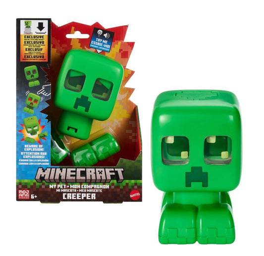 Image of Action Figures. Product name - Minecraft My Pet Creeper Feature Figure in colour by brand - Minecraft