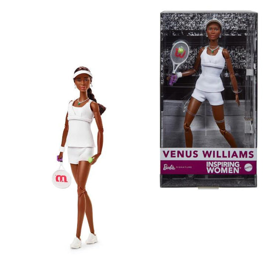 Image of Dolls. Product name - Barbie Inspiring Women Venus Williams Doll in colour by brand - Barbie Signature