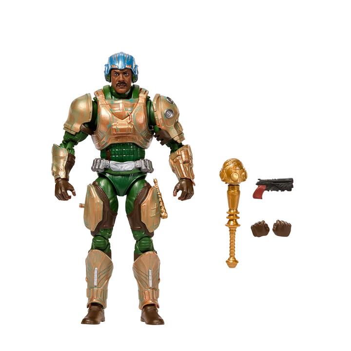 Image of Action Figures. Product name - Masters of the Universe 2026 Movie Accurate Chronicles Man-At-Arms Action Figure Hero in colour by brand - Masters of the Universe