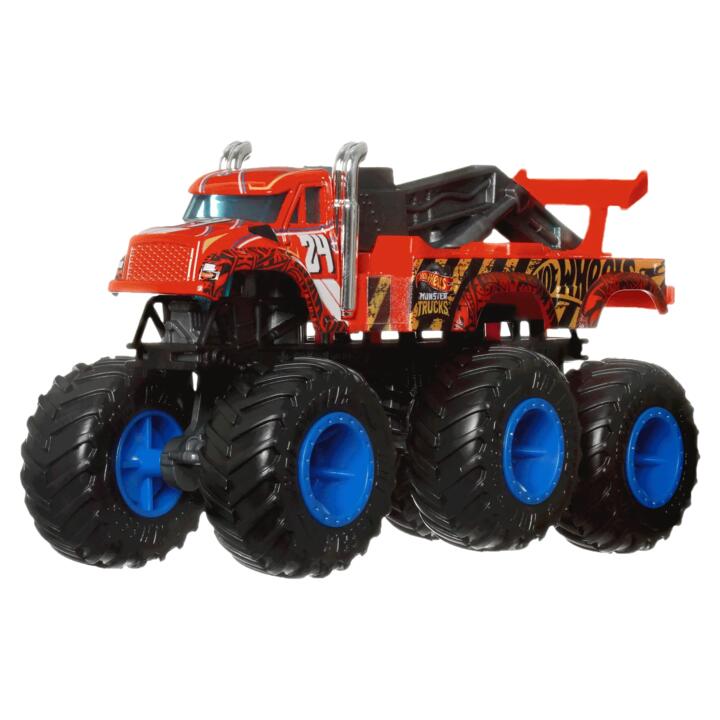 Image of Toy Cars. Product name - Hot Wheels Monster Trucks Big Rigs Assorted* in colour by brand - Hot Wheels