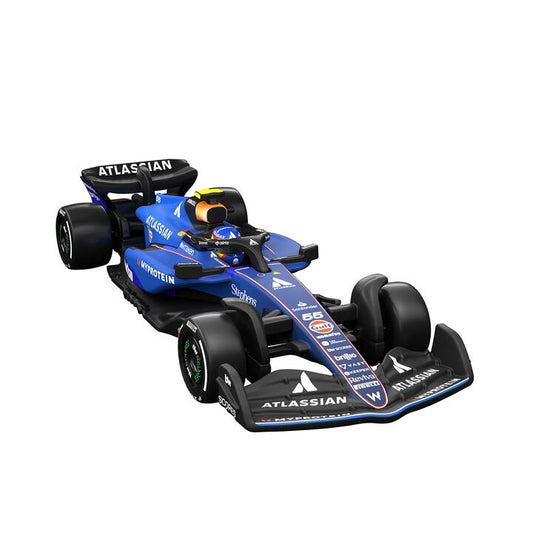 Image of Toy Cars. Product name - Hot Wheels Formula 1Â® Collectible Williams Racing Team Car Carlos Sainz in colour by brand - Hot Wheels