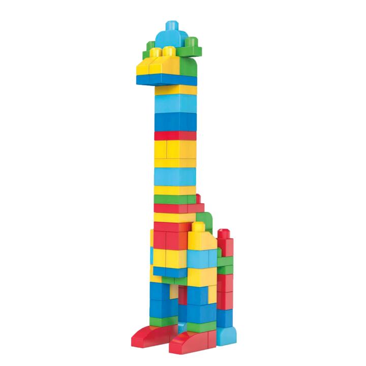 Image of Interlocking Blocks. Product name - First Builders Big Building Bag in colour by brand - MEGA