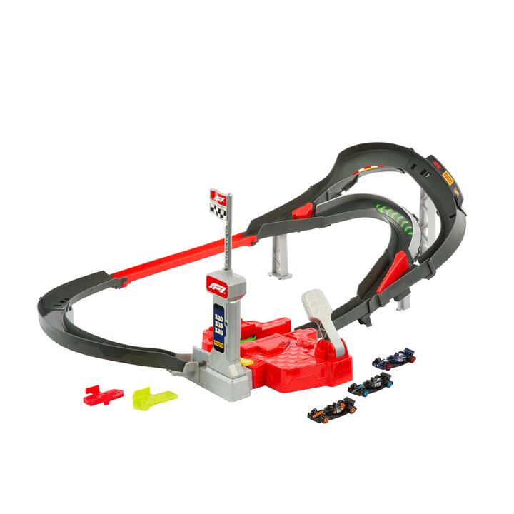 Image of Toy Playsets. Product name - Hot Wheels Racing Formula 1 Sprint Race Circuit in colour by brand - Hot Wheels