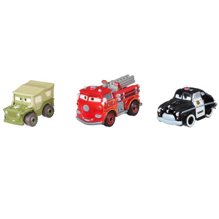 Image of Toy Cars. Product name - Disney Pixar Cars Mini Racers 3-Pack Assorted* in colour by brand - Matchbox