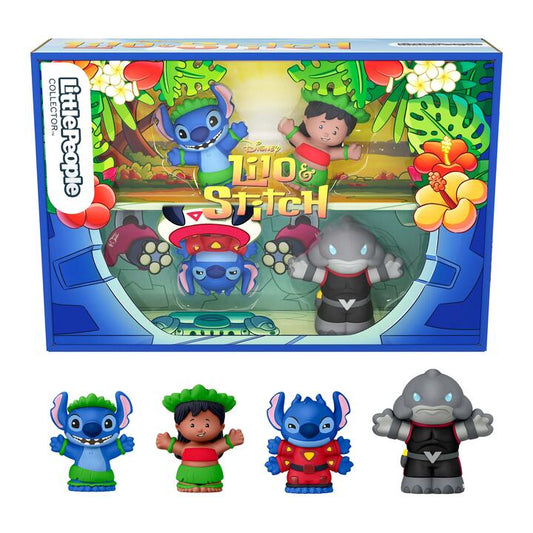 Image of Dolls. Product name - Little People Collector Disney Lilo & Stitch Special Edition Set in colour by brand - Little People Collector