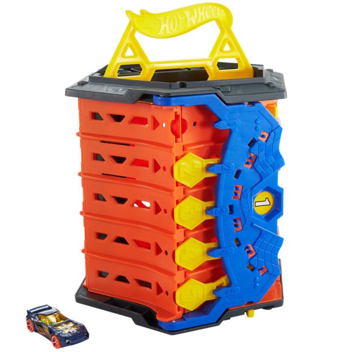 Image of Toy Playsets. Product name - Hot Wheels Roll Out Raceway Track Set in colour by brand - Hot Wheels
