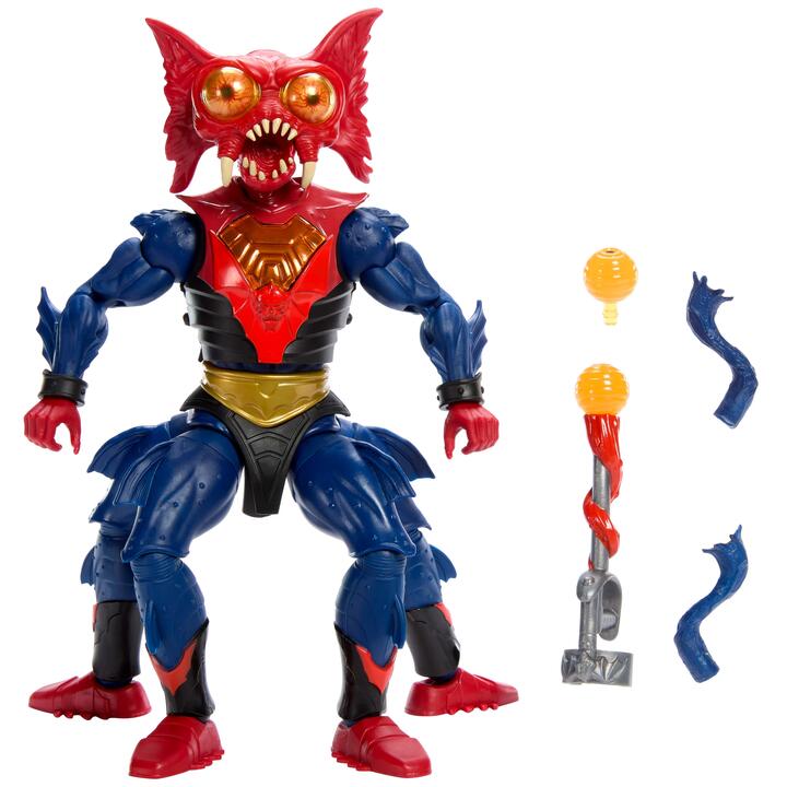 Image of Action Figures. Product name - Masters of the Universe Masterverse New Eternia Mantenna Action Figure, 7 Inch Toy in colour by brand - Masters of the Universe