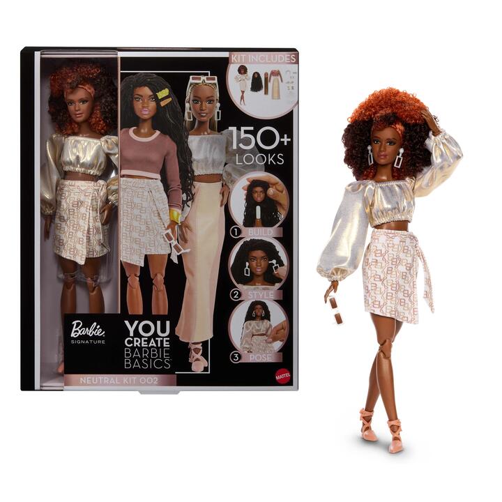 Image of Dolls. Product name - Barbie Signature You Create Neutral Kit 002 in colour by brand - Barbie Signature