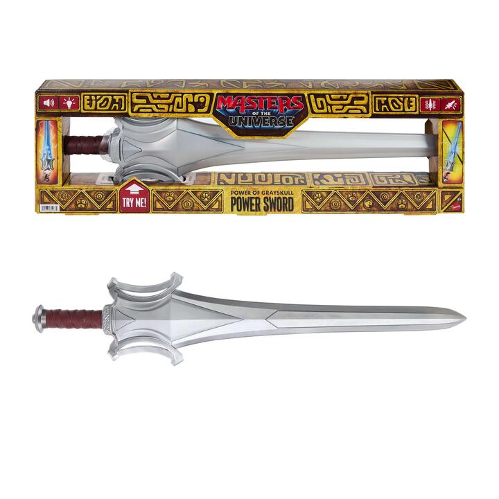 Image of Action Figures. Product name - Masters of the Universe Power of Grayskull Power Sword Role Play in colour by brand - Masters of the Universe