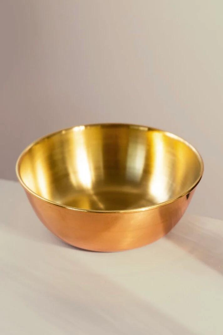Image of Health & Beauty. Product name - Face Mask Gold Mixing Bowl in Gold colour by brand - Stray Willow