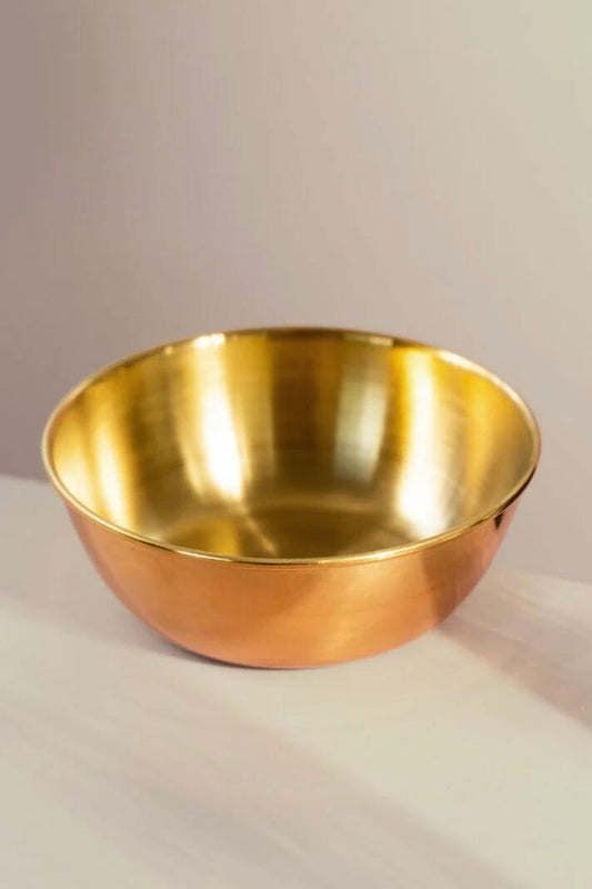 Image of Health & Beauty. Product name - Face Mask Gold Mixing Bowl in Gold colour by brand - Stray Willow