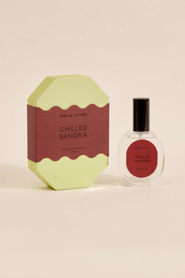 Image of Perfumes & Colognes. Product name - Chilled Sangria 50ml Room + Linen Spray in colour by brand - Celia Loves