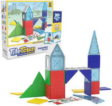 Image of Construction Set Toys. Product name - Tile Town Expansion Tile Set in colour by brand - Toymate