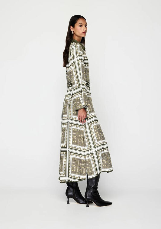 Image of Dresses. Productname: Leyla Midi Dress | MOS The Label in Leyla Print colour by brand - MOS The Label