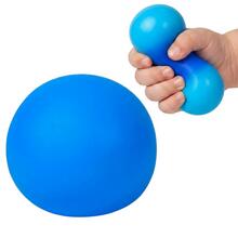 Image of Toys. Product name - Textured Squish Ball Blue in colour by brand - Toymate