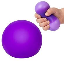 Image of Toys. Product name - Textured Squish Ball Purple in colour by brand - Toymate
