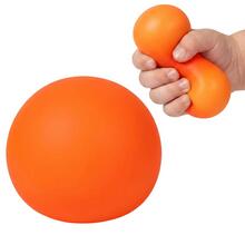 Image of Toys. Product name - Textured Squish Ball Orange in colour by brand - Toymate