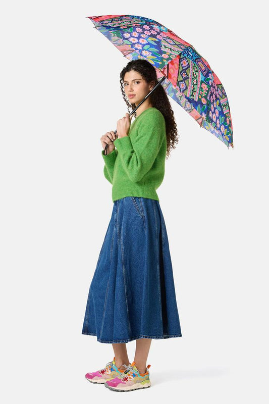 Image of Rain Umbrellas. Product name - Emporium Umbrella in Print colour by brand - Gorman