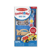 Image of Toy Cars. Product name - Melissa and Doug Created by Me! Wooden Race Car | MND8829 in colour by brand - Melissa & Doug