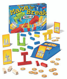Image of Games. Product name - Ravensburger Make n Break Junior Game in colour by brand - Ravensburger