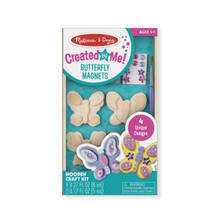Image of Toys. Product name - Melissa and Doug Created by Me! Butterfly Magnets | MND9515 in colour by brand - Melissa & Doug