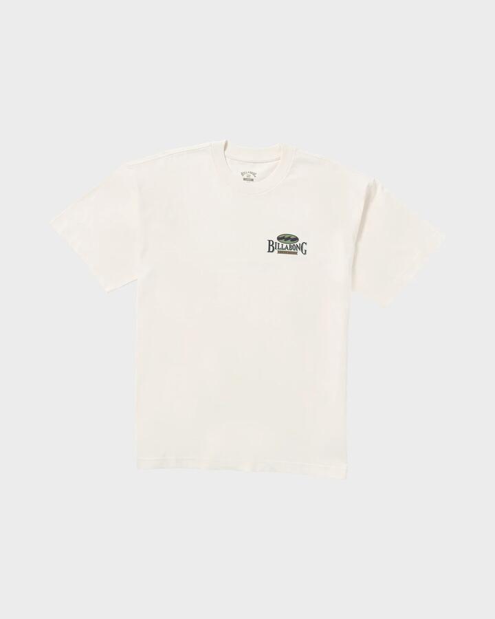 Image of T-Shirts. Product name - Billabong Mens Double Spread Og T-Shirt Off White in Off White colour by brand - Billabong