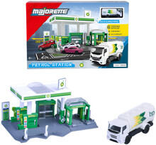 Image of Toy Playsets. Product name - Majorette Petrol Station BP with Tank Truck in colour by brand - Toymate