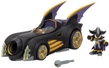 Image of Action Figures. Product name - DC x Sonic the Hedgehog Batmobile in colour by brand - Toymate